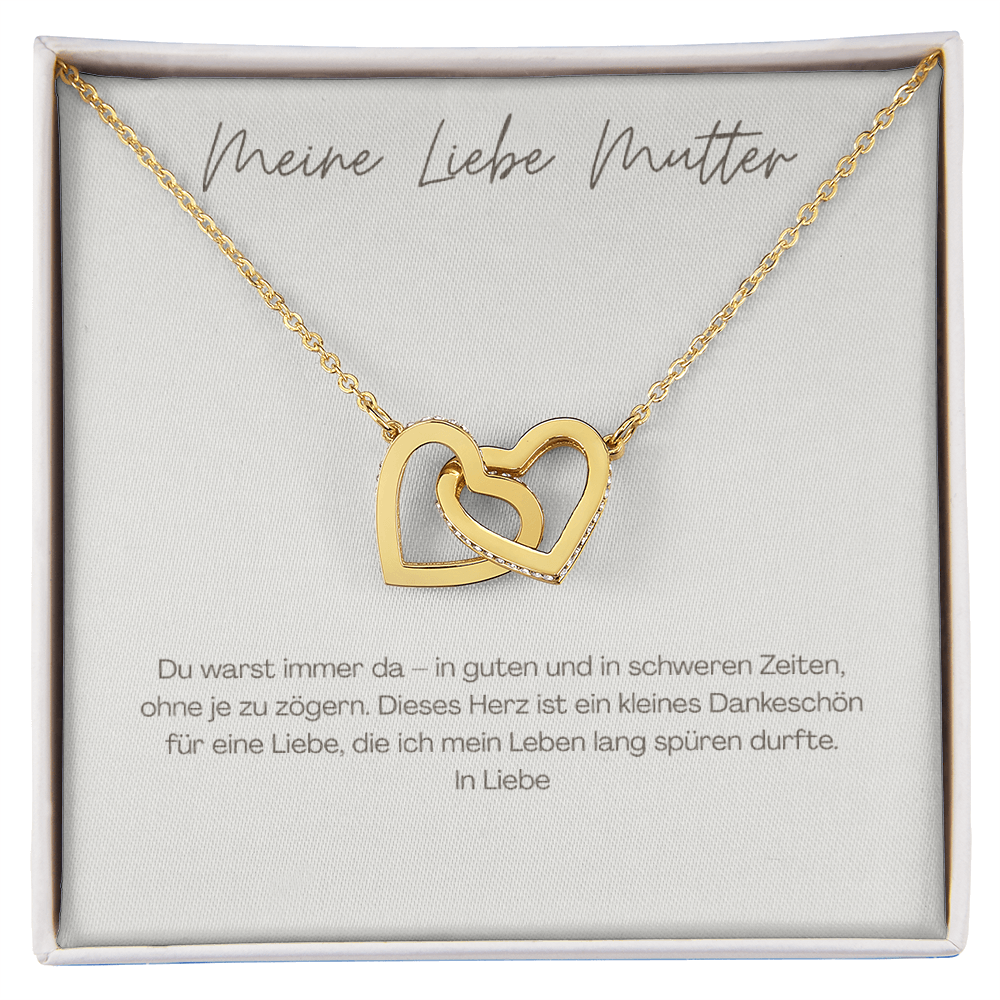 Unzertrennliche Herzen – Geschenk für Mama