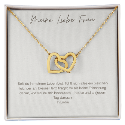 Unzertrennliche Herzen – Geschenk für deine Frau