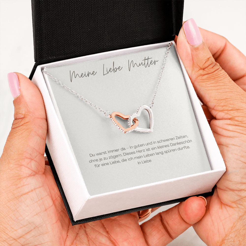 Unzertrennliche Herzen – Geschenk für Mama